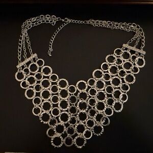 Elegant SilverTone Chain Link Necklace